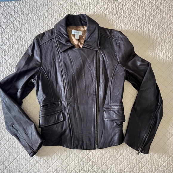 Loft Motto Style Leather Jacket